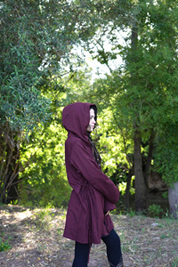 เสื้อแจ็คเก็ตมีฮู้ด ลายเรขาคณิตศักดิ์สิทธิ์ เสื้อคลุมสไตล์เอลฟ์ สำหรับฤดูใบไม้ร่วงและฤดูหนาว เสื้อผ้าสำหรับเทศกาล สไตล์โบโฮ  เสื้อคลุมสำหรับกิจกรรมทางจิตวิญญาณ - Product Image 3