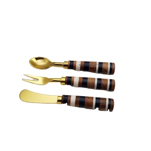 Design fantaisie couverts en acier inoxydable ensemble de couverts poignée en résine maison et ustensiles de cuisine utiliser nouveau design ensemble de cuisine au meilleur prix - Product Image 1