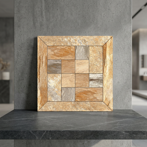 Carreaux de sol en céramique antidérapantes, 300x300mm, carreaux de cuisine et salle de bains de couleur bois, 4 pièces - Product Image 1