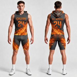 Superior Sky Blue Ice Fractal Design UV Protection Heavyweight Quick Dry Men <b>Athletic</b> 7v7 Football uniforms - Product Image 4