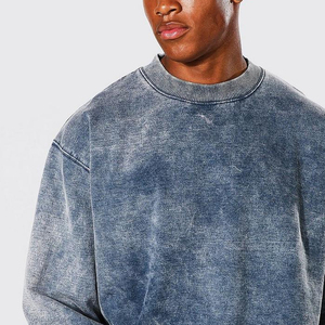 Sudadera de Hombre 100% Algodón Felpa con Cuello Redondo, Lavado Ácido, Casual, Invierno, Ecológica, Transpirable, Corte Regular, Servicio OEM - Product Image 5