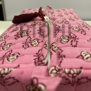 Sacs de voyage matelassés personnalisés à motif pastèque, réutilisables, avec fermeture éclair, grands sacs vintage pour marché, courses et cosmétiques - Product Image 5