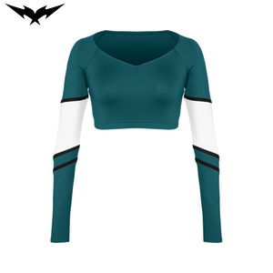Bigetron Sports Women's Cheerleader Uniform Sports Competition <b>Dance</b> <b>Dress</b> Spandex/Polyester Rhinestone Embroidery - Product Image 1