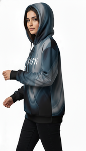 Sweat à capuche unisexe surdimensionné haut de gamme avec design entièrement sublimé pour un streetwear avant-gardiste - Product Image 5