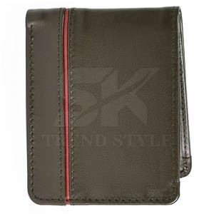 Portefeuille en cuir de haute qualité, couleur unie, nouveau design, en PU, pour homme, à vendre - Product Image 4