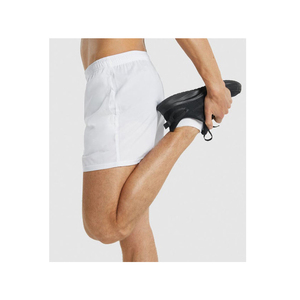 Summer Breathable Cargo Shorts for Men Custom Logo Solid Color <b>Mesh</b> Sports Shorts with Pockets High Waist Drawstring Closure - Product Image 4