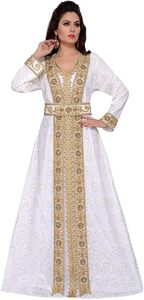 Abaya marocaine au design magnifique, travail manuel perlé, idéale pour l'Aïd et les fêtes de mariage, prix d'usine, abaya de Dubaï élégante 2026 - Product Image 2