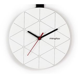 Orologio da parete nero minuetto - Product Image 1