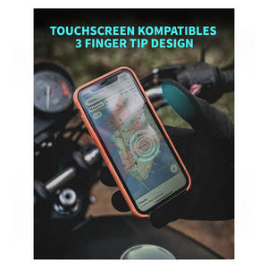 ถุงมือยุทธวิธีสำหรับผู้ชาย ถุงมือขี่มอเตอร์ไซค์พร้อมแผ่นป้องกันข้อนิ้วแบบแข็งและฝ่ามือหนัง สำหรับขี่มอเตอร์ไซค์และจักรยาน - Product Image 4