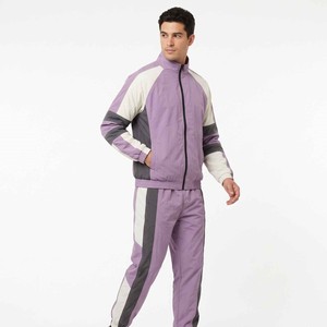 Windbreaker Tracksuit Pants and <b>Jacket</b> 100% Nylon Men Zip up Two Piece Wind Break Sweat Suit for Men's - Product Image 2