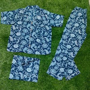 Conjunto de Pijama de Lujo para Mujer, 100% Algodón Estampado, Manga Corta, Ligero, con Bolsa con Cordón, Suave y Transpirable - Product Image 6