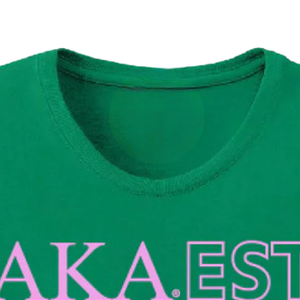 T-shirt vert pour femme, en coton, à manches courtes, col rond, avec motif graphique, décontracté, doux et confortable, 1908 - Product Image 4
