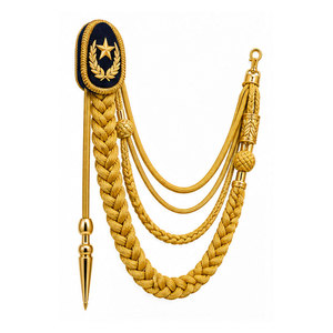 Aiguillettes personnalisées avec un design détaillé et une coupe confortable pour les vêtements formels et les tenues professionnelles - Product Image 1
