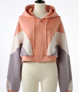 Women's Cropped Hooded Top Soft Stretch Comfortable Casual <b>Sweatshirt</b> Fashion Apparel Wholesale Supplier <b>Sweatshirt</b> OEM ODM - Product Image 2
