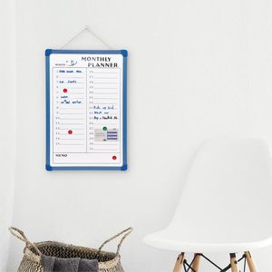 Tableau de calendrier mensuel effaçable à sec SYH Standard avec cadre en plastique - Product Image 6