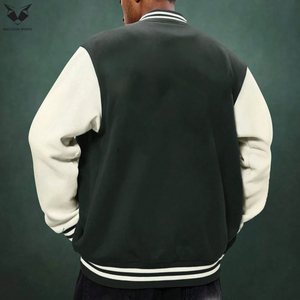 High Demanded <b>S</b> Letter Embroidery Warm Durable Machine Washable Perfect For Outdoor College Baseball Varsity <b>Jackets</b> - Product Image 2