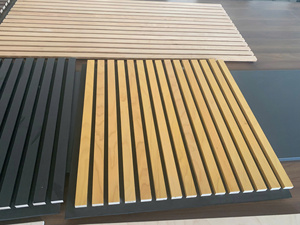Eco-Friendly Oak Veneer Polyester Felt Acoustic Panels 600mm*2400mm Modern Design MDF for Soundproof Interior Villas Hotels - Product Image 3