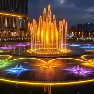 Fuente Grande para Estanques Horticlub con Luz LED, Música y Agua Danzante, Flotante para Parques y Hoteles al Aire Libre - Product Image 3