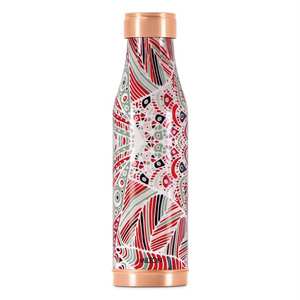 <b>Milton</b> Stainless Steel <b>Water</b> <b>Bottle</b> Bohemian Design Copper Finish Portable Travel Drinkware - Product Image 1