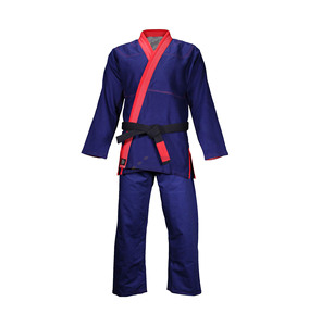 Kimono de Jiu-Jitsu Brésilien brodé noir personnalisé, léger, confortable, pour le karaté et les arts martiaux. - Product Image 2