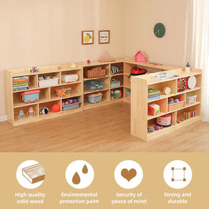 Muebles de Guardería Preescolar Montessori, Juego de Mesa y Sillas Modernas para Niños, Diseño de Interiores para Jardín de Infancia - Product Image 2