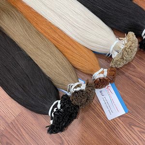 Offres Spéciales!!! Bundles de cheveux bruts Extensions de cheveux à pointe plate et droite en kératine de nombreuses couleurs - Product Image 6