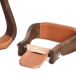 Estribos Clásicos de Madera Hechos a Mano, Reposapiés para Silla de Montar, Duraderos, Cómodos, Personalizables, de Alta Calidad, Equipo Ecuestre Resistente - Product Image 3