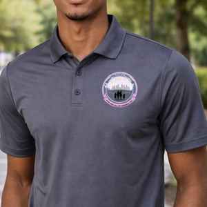Camiseta Polo Personalizada para Hombre con Logotipo Bordado, Manga Corta, Algodón, Color Gris, Fabricante OEM, Venta al Por Mayor - Product Image 5