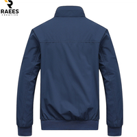 Blouson bomber en toile imperméable coupe-vent écologique confortable décontracté pour homme, veste légère coupe-vent 5 poches