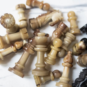 ILAHI's Eco-Friendly Rustic Polished Rectangle <b>Chess</b> <b>Board</b> Game 100% Handmade Pure Wood Animal/Love Style Customized Size <b>Chess</b> - Product Image 1