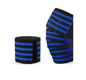 Genouillères de sport unisexes en coton avec logo personnalisé, respirantes, élastiques, de compression, pour la musculation et le powerlifting - Product Image 4