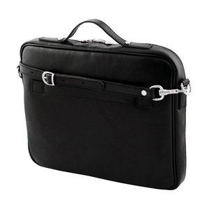 Maletín Mensajero para Portátil de Cuero Negro de Primera Calidad con Cremallera Resistente y Estilo Ejecutivo - Product Image 6