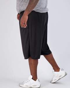 Shorts de performance athlétique pour hommes, grande taille, en tissu respirant et mesh - Product Image 3