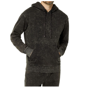Survêtements d'hiver à capuche avec cordon de serrage, design unique, best-seller, écologiques, antibactériens, en tissu respirant, effet délavé - Product Image 2