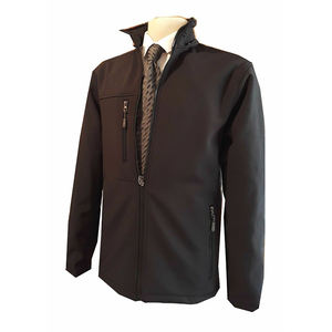 Chaqueta softshell para hombre para todo tipo de clima con exterior resistente al agua, forro transpirable, aislamiento térmico y capucha ajustable. - Product Image 4