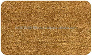 Felpudo Clásico de Yute Natural con Respaldo de PVC, Lavable, Apto para Mascotas, Tradicional y Liso - Product Image 5