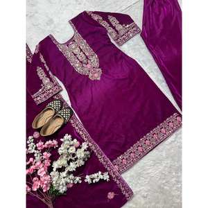 Top y pantalón de fiesta para mujer de diseñador con conjunto Dupatta - Product Image 3