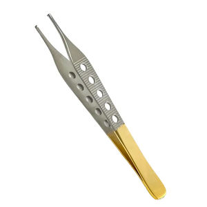 Pinzas Adson de 12.5cm, Pinzas Adson Finas para Tejido, Pinzas Rectas Micro Lisas con Punta de Diamante de Blush Surgical - Product Image 1