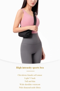 Débardeur court moulant sexy en Spandex et Polyester pour femme, avec logo personnalisé, col cœur, idéal pour le sport, le yoga et la gym - Product Image 6