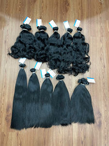 Cheveux vierges du Black Friday 2025, double trame, Vietnam, cuticules alignées, boucles vapeur, paquet de cheveux, prix d'usine, pas d'emmêlements, pas de perte - Product Image 2