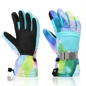 Meilleurs gants de ski d'hiver pour hommes, qualité hautement durable, coupe-vent et imperméables, cuir de haute qualité, chauds pour l'hiver et la neige - Product Image 1