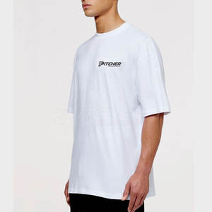 Camiseta Extra Grande para Hombre, Corte Holgado y Relajado, Estilo Urbano, Ligera, Transpirable, Ropa Casual - Product Image 4