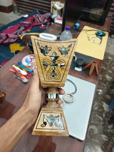 Brûleur d'encens artisanal en bois de santal et nacre, parfum Oud, écologique, religieux, diffuseur décoratif toutes saisons pour la maison - Product Image 4