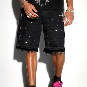 Pantalones Cortos de Mezclilla para Hombre, de Secado Rápido, a la Moda, Tallas Grandes, Venta al Por Mayor, Personalizables - Product Image 1