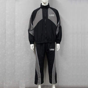 Windbreaker Sets Two Piece Lightweight Jacket And Pants Outfit Designed For Outdoor Training Travel And Everyday Active Wear - Product Image 1