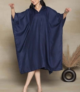 Luxury Kaftan Abaya Handmade Moroccan Arabian kaftan Dress Long Sleeve V Neck Polyester Regular Fit Casual Evening Party Flared - Product Image 1