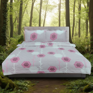 Edredón de Algodón Suave y Cálido Nature Bliss de 108x108 Pulgadas, Tamaño King, Ropa de Cama de Invierno con Relleno de Poliéster para el Hogar o Hoteles - Product Image 3
