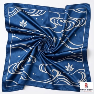 Premium Printed Short <b>Scarf</b> Fabric Custom Branding OEM ODM White Label Textile Manufacturer Fashion Accessories Export Supplier - Product Image 4