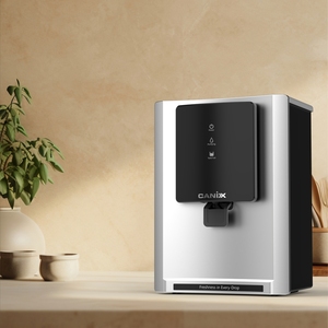 Système de purification d'eau domestique Canix Satin Silver RO, purificateur d'eau, corps en ABS de qualité alimentaire, filtre mural ou sur comptoir, indicateur LED - Product Image 5
