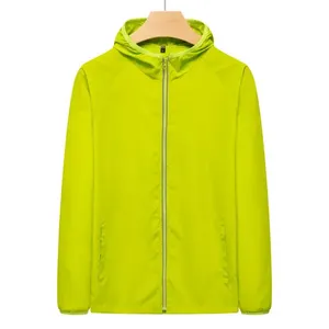 Chaqueta Cortavientos Impermeable para Camping, Unisex, para Escalada al Aire Libre, Secado Rápido, Protección UV, Talla Grande 7XL - Product Image 3